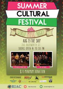 World Music Night scf2014 poster