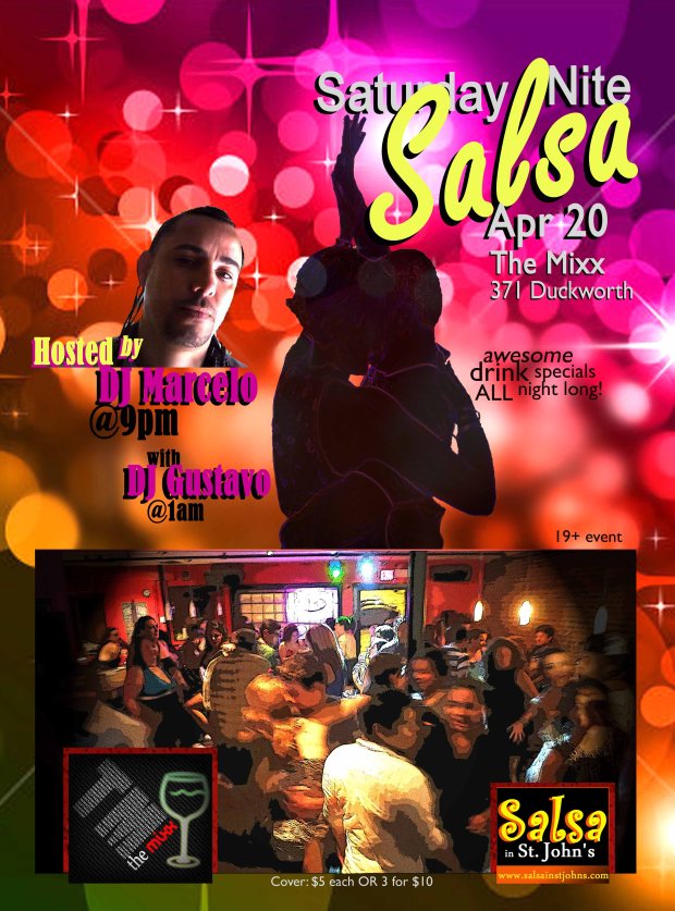 salsa @ mixx poster apr 20 2013