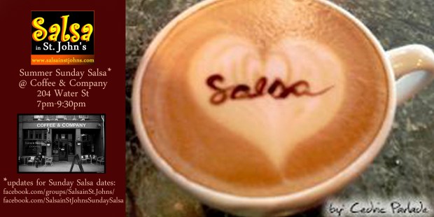 coffee company salsa flyer