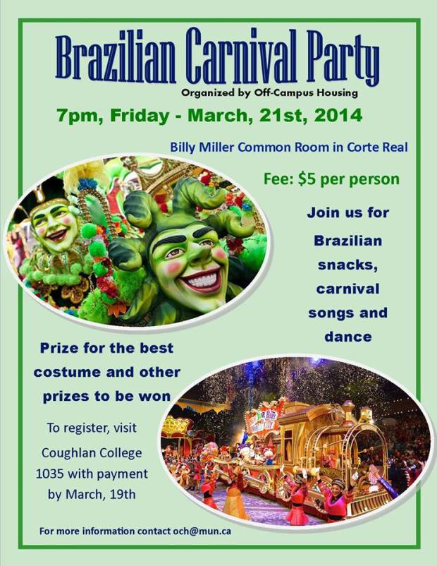 brazilian carnival party march 2014