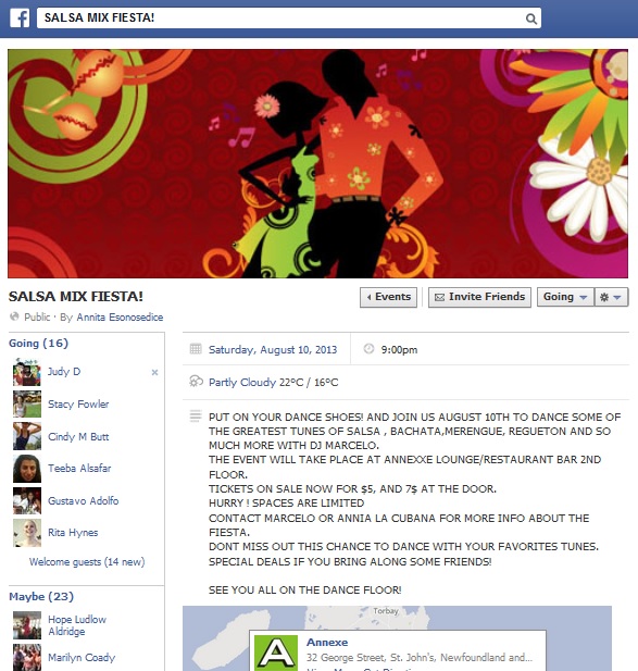 salsa mix fiesta aug 10 2013